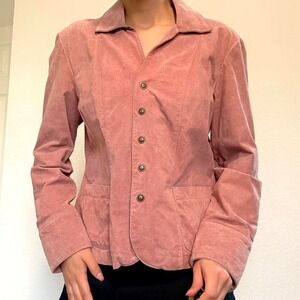 Vintage Pink Leather Jacket by Live a Little